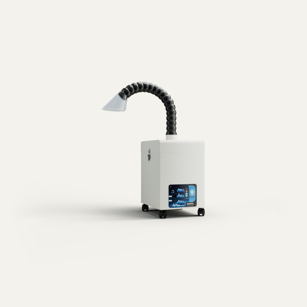 Compact fume collector